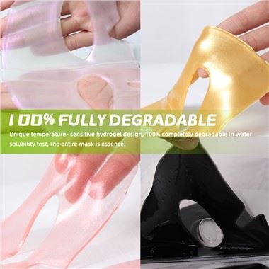 Maskra tal-wiċċ Bio-collagen tad-deheb